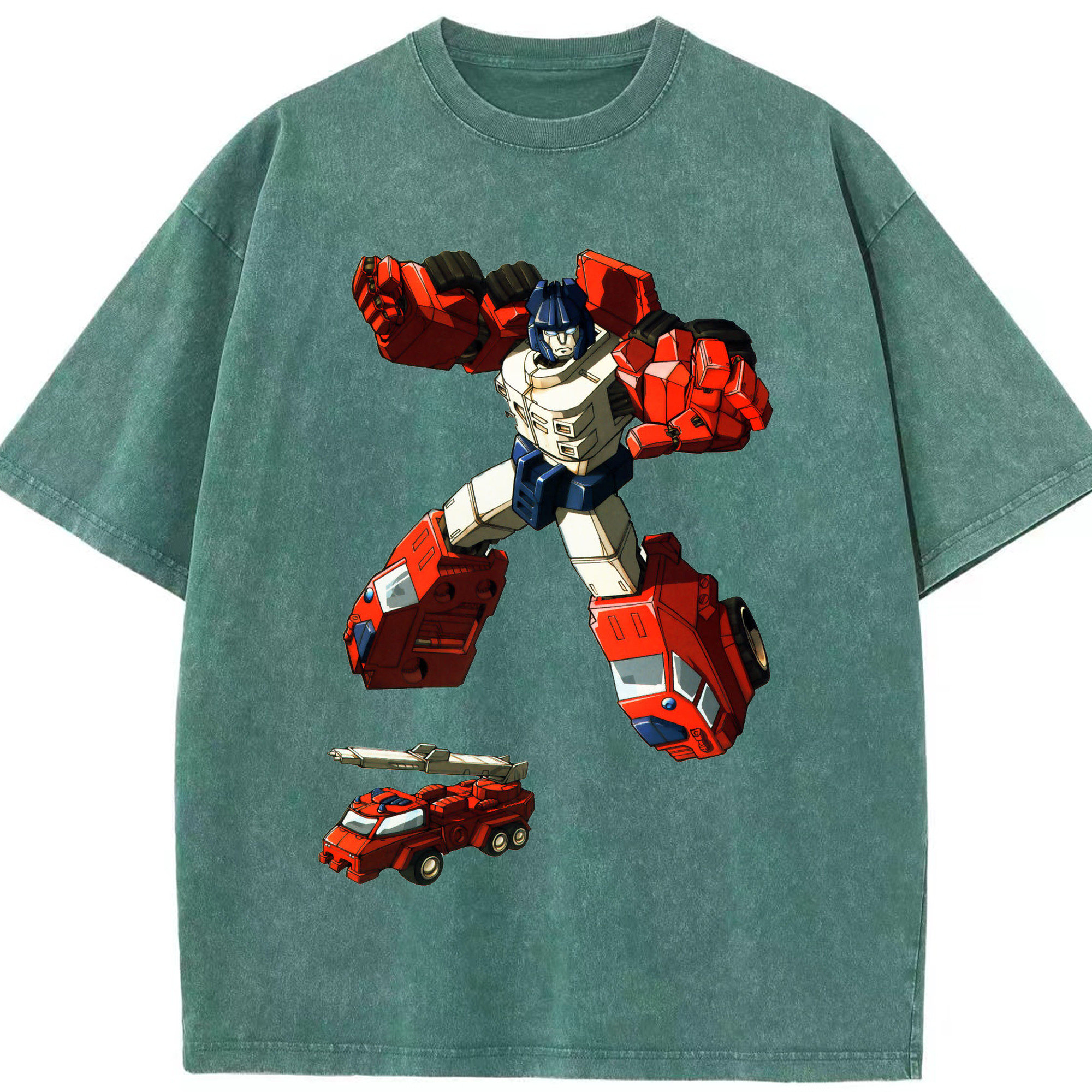 （画像用）  綿100% ヴィンテージ風 半袖Tシャツ（フロントプリント）